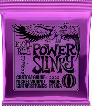 Струни для електрогітари Ernie Ball 2220 Power Slinky Nickel Wound 11/48