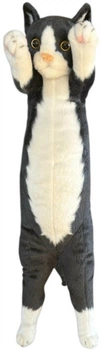 Maskotka Dubi Pluszowy stojący kotek 55 cm Czarno-biały (5905965333215)