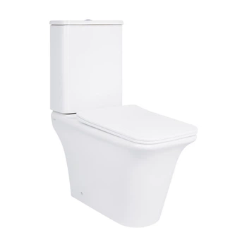 Унитаз-компакт Qtap Kalao безобедочный с сиденьем Soft-close (QT08221213AW)
