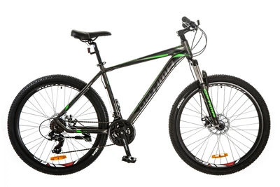 Велосипед Optimabikes 27.5 F-1 DD 2017 Серо-зеленый