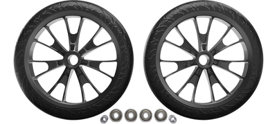 Zapasowy zestaw kół Hudora Crossover do hulajnóg BigWheel 205 (4005998857465)