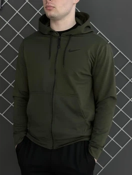 Кофта чоловіча демісезонна на змійці RD099 XL хакі (двонитка)
