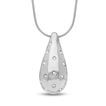 Кулон із нержавіючої сталі Spark зі Swarovski Comtesse SN003C