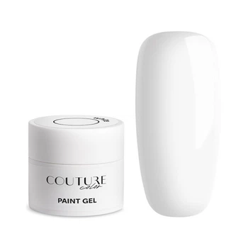 Гель-краска без липкого слоя Couture Colour Paint Gel No Wipe White цвет белый 5 г (2907928991718)
