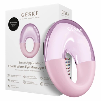 Массажер для глаз GESKE Cool&Warm Eye Massager 7в1 розовый
