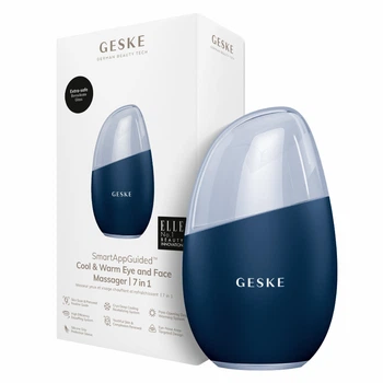 Массажер для лица GESKE Cool&Warm Eye and Face Massager 7в1 синий