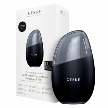 Массажер для лица GESKE Cool&Warm Eye and Face Massager 7в1 черный
