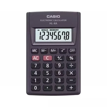 Калькулятор Casio HL-4A-W-EP, черный