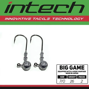 Джиг-головка Intech Big Game Puncher No7/0, 26 г (2 шт.)(FS_24A2CCAD8E67)