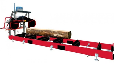 Електрична стрічкова пилорама OPTIMAT Timberland TMC 910