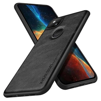 Защитный чехол X-Level Leather для Google Pixel 4a (4G) черный