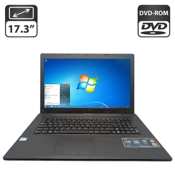 Ноутбук Asus R704A / 17.3" (1600x900) TN / Intel Pentium B970 (2 ядра по 2.3 GHz) / 8 GB DDR3 / 320 GB HDD / Intel HD Graphics / WebCam / DVD-ROM б/у