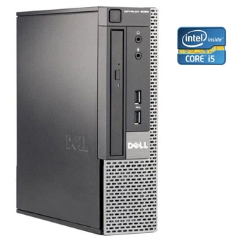 Неттоп Б-класс Dell Optiplex 9020 USFF / Intel Core i5-4590S (4 ядра по 3.0 - 3.7 GHz) / 8 GB DDR3 / 240 GB SSD / Intel HD Graphics 4600 / DVD-RW б/у