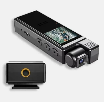 Видеокамера нагрудная Wi-Fi 1.3 дюйма 1200 мАч UKC L9 9.5 x 2.3 x 3 см с фиксацией клипсой, подсветкой и датчиком движения