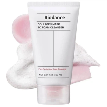 Пенка для умывания с коллагеном Biodance Collagen Mask To Foam Cleanser 150 ml