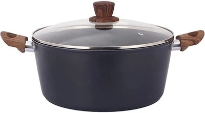 Каструля класична BRAVO CHEF 24 см 4.1 л з кришкою, алюміній
