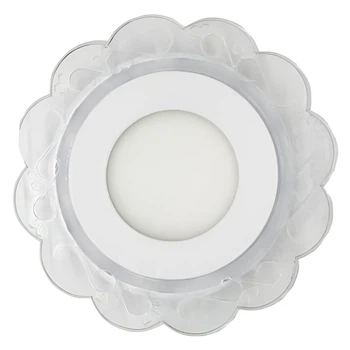 LED панель Lemanso "Ромашка" 3W + 3W с жёлтой подсветкой 320Lm 4500K (LM909)