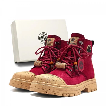 Чоловічі черевики Palladium Martin Boots Shell V10 Red Wine 40 Червоний 79716-002-M