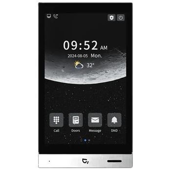 Видеодомофон Dnake H616 IPS сенсорный 1280 x 800 PoE RS485 Белый