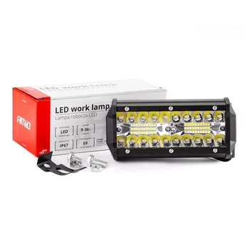 Світлодіодний прожектор Amio AWL19 40LED 120 Вт Combo 9V 36V (02433)