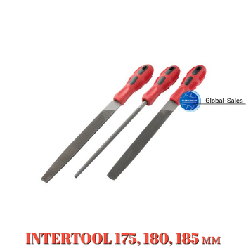 Набір напильників Intertool 3шт. (HT-3703)