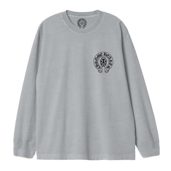 Лонгсліва Chrome Hearts 7002 сірого кольору, розмір S