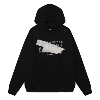Худи Maison Margiela 7004 черного цвета, размер S