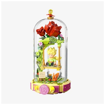 Конструктор Pantasy Le Petit Prince Серия Вечность-качели Роза (86322)