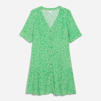 Сукня-сорочка коротка літня жіноча Monki mnk05300080 S Зелена (SHEK2000000858081)