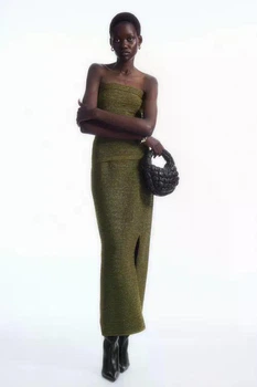 Спідниця COS sparkly textured pencil skirt 1210982001 M Зелений