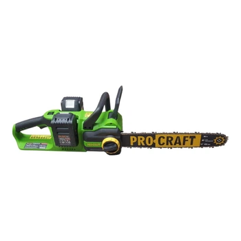 Пила акумуляторна ланцюгова ProCraft PCA42/2 (2 АКБ по 8А*год та ЗП+ олива для ланцюга 100мл)
