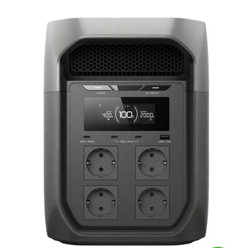 Зарядна станція EcoFlow DELTA 3 Max 2400Вт (Пік 4800 Вт) 2048 Вт·год Найновіші батареї LiFePO4 Наші Розетки