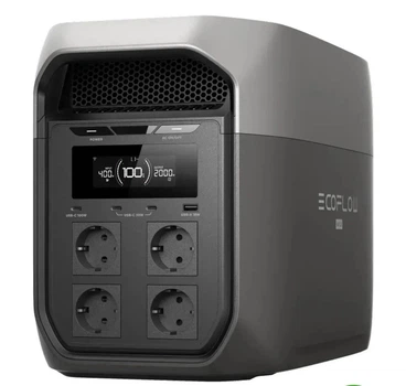 Портативна Зарядна станція EcoFlow DELTA 3 Max (2048 Вт·год) 2400W пікова 4800W LFP електростанція для дому, UPS, ДБЖ