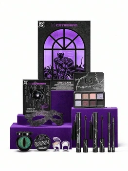 Колекційний набір косметики SHEGLAM x CATWOMAN Full Collection Set, набір декоративної косметики Жінка-Кішка