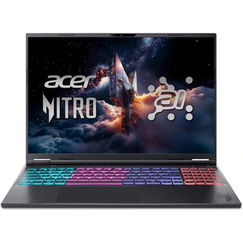 Ноутбук Acer Nitro V 16S ANV16S-71-78H9 (NH.U29EP.005), Core 7 240H / 16″ / RAM 32 ГБ / SSD 1 ТБ / GeForce RTX 5070 / DOS / Чорний