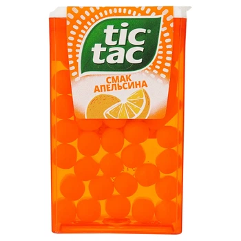 Упаковка драже Tic Tac смак апельсина 18 г * 12 шт