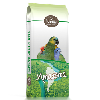 Корм для папуг збагачений фруктами Deli Nature 22 Parrots Amazonia Делі Натюр Амазон повнораціонний 15 кг