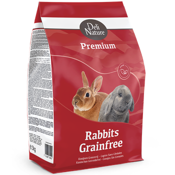 Повнораціонний беззерновий корм для кроликів Deli Nature Premium Rabbits GRAINFREE 3 кг.