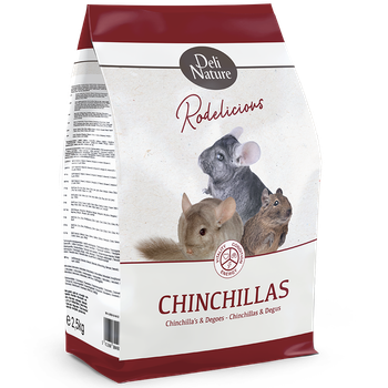 Полнорационный корм для шиншилл Deli Nature Rodelicious CHINCHILLAS 2.5 кг.