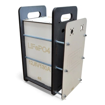 Корпус Эконом для LiFePO4 - 130х4s EVE (130Ah 130Ач на 4 ячейки) Бокс Аккумуляторы (Разбор) Деревянный Ящик Коробка под Элементы Батареи