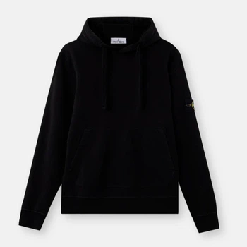 Женское худи с логотипом Stone Island K2S156100023S0A20 V0029 Размер L Черный