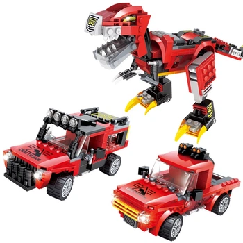 Конструктор Rex Dragon 3 в 1,трансформер,Jiejie 278 дет.
