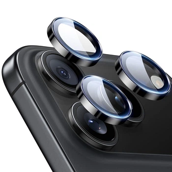 Защитное стекло ESR для камеры iPhone 17 Max/Pro/ 16 Max/Pro/ 15 Max/Pro 14 Max/Pro, ARMORITE (1шт) Black (287583)