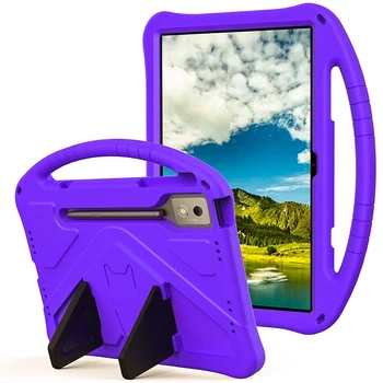 Чохол - накладка Kids with Stand для Lenovo Yoga Tab Plus / Xiaoxin Pad Pro 2025 з ручкою purple