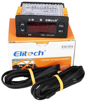 Електронний контролер для холодильників Elitech ETC 974 з двома датчиками