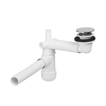 Сифон для тумбы с ящиками PRELOC 400, с механизмом Click Clack Comad SYFON PRELOC 400 серебряный