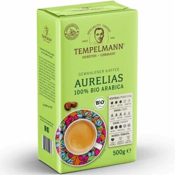 Кава мелена Tempelmann Aurelias BIO 100% Arabica 500 г
