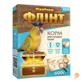 Флинт для средних попугаев 600 г