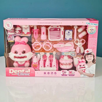 Ігровий набір стоматолога із зайчиком: модель щелепи, звук та світло HC Toys (6696)