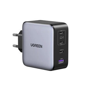 Зарядное устройство Ugreen Nexode Pro X764 GaN 200W 3xUSB-C + USB-A PD 3.1 QC 4.0+ Серый (35539)